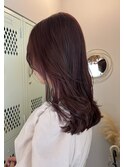 ピンクカラー / ミディアムスタイル