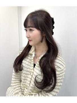 アイユー(ii+U) ココアブラウン　前髪顔まわりカット