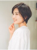 爽やかで女性らしいナチュラルショート