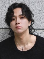 アーバンスタジオトウキョウ 下北沢店(URBAN STUDIO TOKYO)&nbsp;ミディアムロングボブウルフスパイラルパーマ　【下北沢/men's】