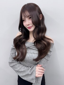 ペレ 栄 アネックス(PELE栄ANNEX) 黒髪カタログ/クラゲヘアー/オリーブグレー/栄