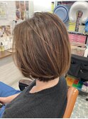 ハイライト風ボブ