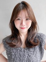 リヤン 表参道(lyann) 美髪レイヤーカットセミディ艶感こなれヘアモテ髪イメチェン