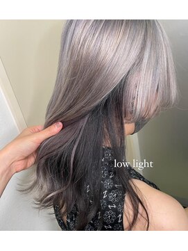 ガーデン ジングウマエ(GARDEN jingumae) ホワイトとローライトインナーカラー