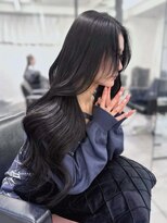 エル バイ アンキシム(elu by AHNKISM)&nbsp;韓国風レイヤーカット似合わせ顔まわりくびれ心斎橋