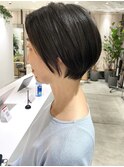 大人ショート/ショートボブ/白髪ぼかしハイライト/銀座/武蔵小杉