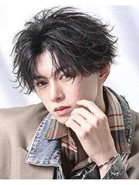 アストラ(ASTRA) MEN’S HAIR/波巻きツイストスパイラル/リバースセンターパート