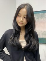 ヌヌ 渋谷 原宿 表参道(nunu) レイヤーカットトリートメントブリーチなしカラーグレージュ