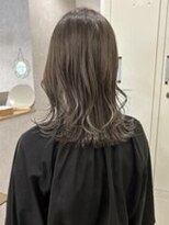 アンビシャス 清瀬店(ambitious) ブリーチなしのダブルカラーミルクティーグレージュ