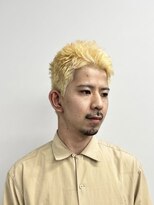 ラルス(Larus)&nbsp;リバースセンターパート/ニュアンスパーマ/ダウンバング/本八幡