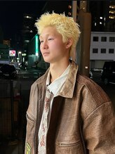 chica men's ブロンドカラー/抜きっぱなしブロンド/スパイキーショート