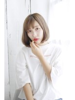 ヘアーアンドスマイル バル(hair&smile Baru) ハイトーンボブ