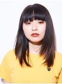 セミロング　ナチュラルストレート　[池袋]