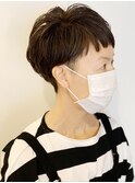 【LatelierContent yumi】白髪染め卒業☆刈り上げショート