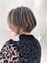 ソース 茶屋町(SOURCE)&nbsp;ショート×バレイヤージュ(4)