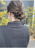 ハイライトたっぶりスモーキーカラー