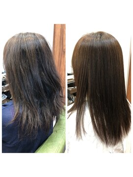 ヘアーグラン(Hair Gran.) 縮毛矯正施術例