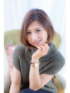 ミエル ヘア 新宿(miel hair) 〈mielhair新宿〉大人可愛いワンカールボブ
