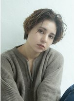 ミエル ヘア 新宿(miel hair)&nbsp;〈mielhair新宿〉カジュアル　ショート　イルミナカラー