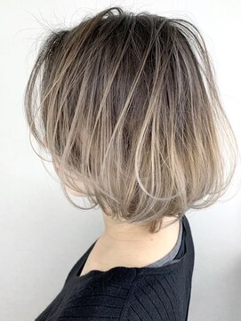 デューヘアー(due hair) コントラストハイライト×バレイヤージュ