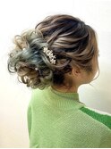 芸術的で華やか、シルエット抜群な☆シニヨンボリュームアップ♪