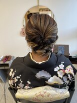 グリ(GURI)&nbsp;〈guri〉和装♪大人なシニヨン♪