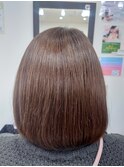 N.カラー全体染めカーキアッシュ