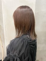 テトヘアー(teto hair)&nbsp;透明感ブラウン　イルミナカラー　ストレート　ツヤ