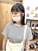 ブラウンベージュ×インナーカラー