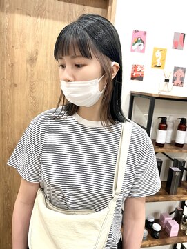 アノネ(anone) ブラウンベージュ×インナーカラー