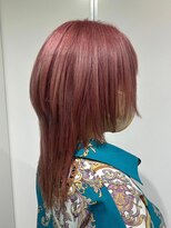 マティーナ ヘアー 池袋(Matina hair)&nbsp;【ウルフ×ピンク】20代30代40代