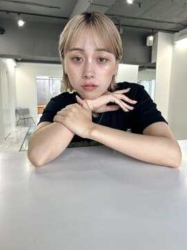 ムード タテマチ(mood tatemachi) 結べる耳掛けボブ☆外ハネハイトーン