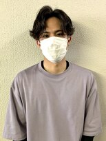 クレビアテン(CreBiA ten_)&nbsp;センターパート　ナチュラルパーマ