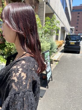 へアサロンアンドカフェガーデン(hair salon&cafe GARDEN) ブリーチなしカラー/ピンクラベンダー/ピンクカラー