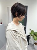 【飾磨／姫路】くびれショート×グレージュカラー