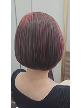 ルシードスタイル リコット レディース(LUCIDO STYLE Ricotto Lady's) アンブレラカラー×ミニボブ