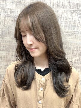 ララ(LALA) 大人可愛い、くすみカラー、ミルクティー暗め