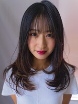 デビュー ヘアーメイク&nbsp;アンブレラカラー/こなれミディ/イメチェン/ウェーブパーマ