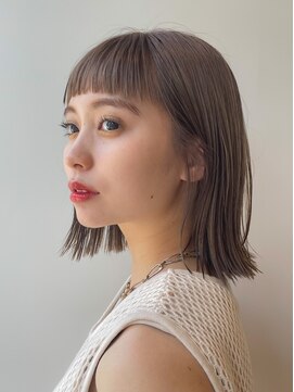 ガーデンヨコハマ(GARDEN YOKOHAMA) 切りっぱなし外ハネボブタッセルボブワイドバングイメチェン美髪