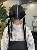 [風花]卒業式袴ヘア カチモリツイン