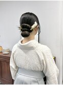 ヘアアレンジ/成人式ヘア/卒業式ヘア/タイトヘア/個性派