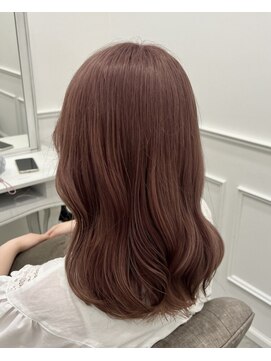 リルミー ミュエナ 大須 矢場町(Lilme myuena) 【ブリーチ一回ピンクベージュ】*rina*