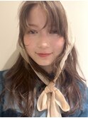 顔周りレイヤー×ハニーベージュ×美髪×原宿×渋谷×表参道