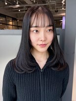 アルバム 銀座(ALBUM GINZA)&nbsp;ロング顔周りレイヤーおくれ毛前髪カット美髪_F30638