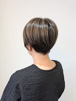 アヤラ オーガニックアンドスパ 東船橋店(AYALA) 【佐藤哲朗】ハンサムショート/ハイライト/白髪ぼかし