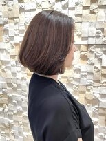 ザック ヴィ(ZACC  vie)&nbsp;★透明感ウォームブラウン/ひし形ボブ/大人ヘア/グレイカラー