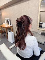 エニル(ENYL)&nbsp;カチモリハーフアップアレンジヘア