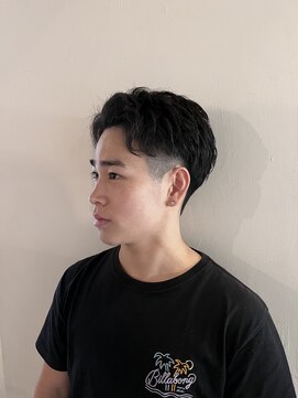 メンズアップバング