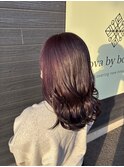 透明感たっぷりカシスピンク