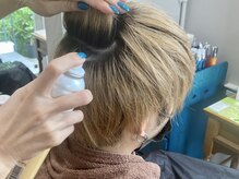 【こだわりのトリプルケアその２】頭皮を保護する"保護オイルスプレー"